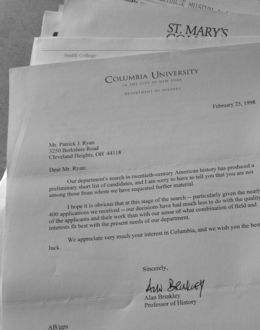 Rejection Letter